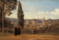 Florencia Los jardines de Bóboli al aire libre Romanticismo Jean Baptiste Camille Corot